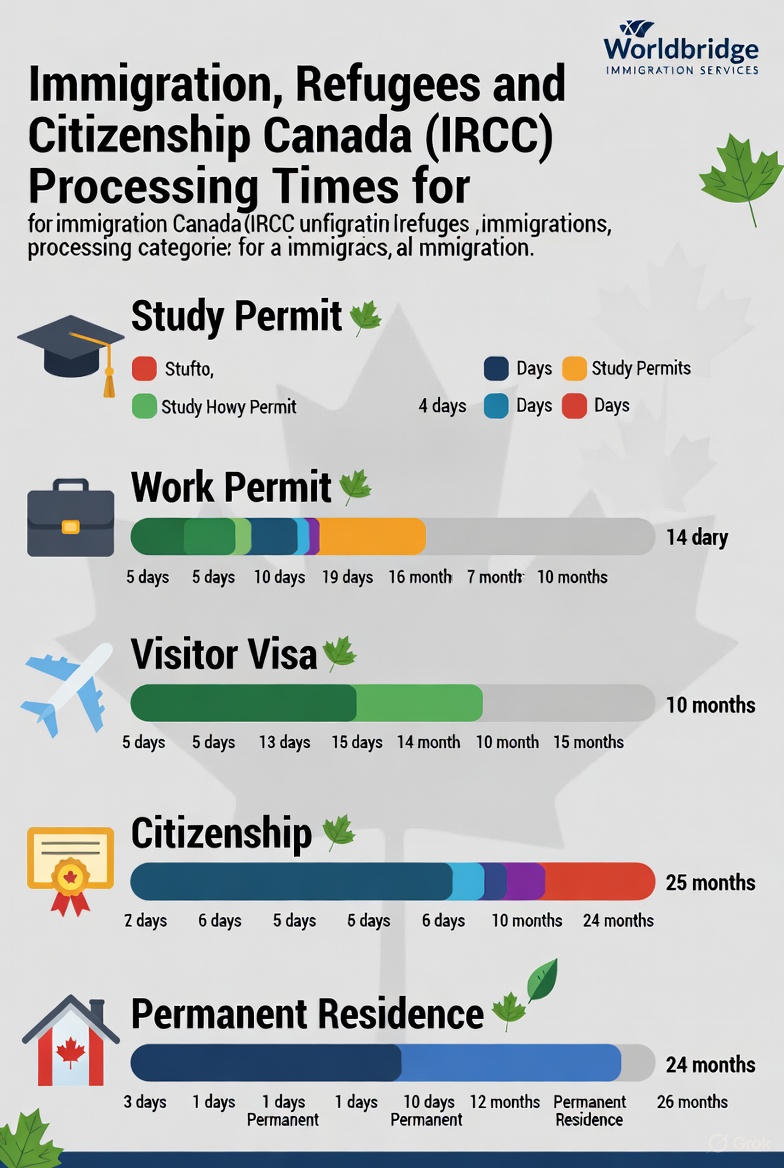 IRCC Processing Times in Canada: What to Expect in Late 2025