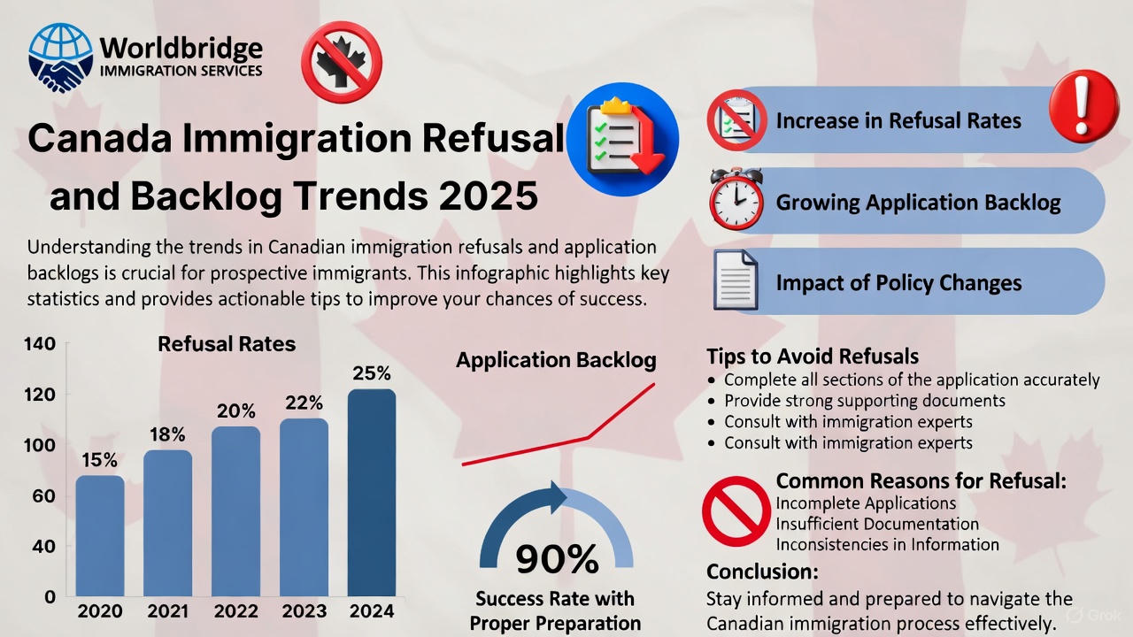 Canada Immigration Refusal and Backlog Trends in 2025: How to Avoid Common Pitfalls