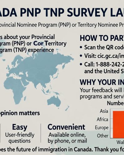 IRCC Launches PNP and TNP Client Survey: Shaping Canada’s Regional Immigration Future (Announced October 31, 2025)