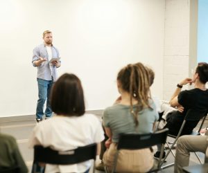 Photo by fauxels on <a href="https://www.pexels.com/photo/man-wearing-gray-dress-shirt-and-blue-jeans-3184317/" rel="nofollow">Pexels.com</a>