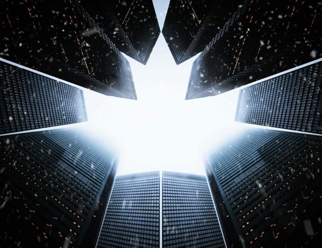 low angle photography of high rise building